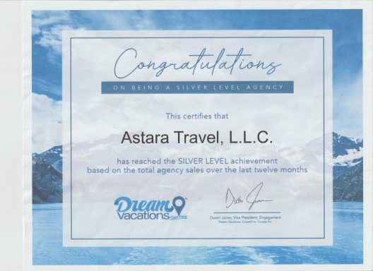 Michele Cook, Dream Vacations / Astara Travel Silver Sales Award #DreamVacations, #AstaraTravel